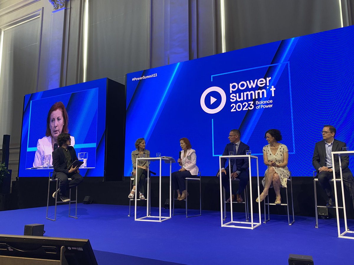 At #PowerSummit23 discussions on the #ElectricityMarketDesign @mgracacarvalho supports @Europarl_EN ideas to include a framework for #investments in the #grid through a special EU #network fund. 

There are still points to agree with between political groups before 19 July vote