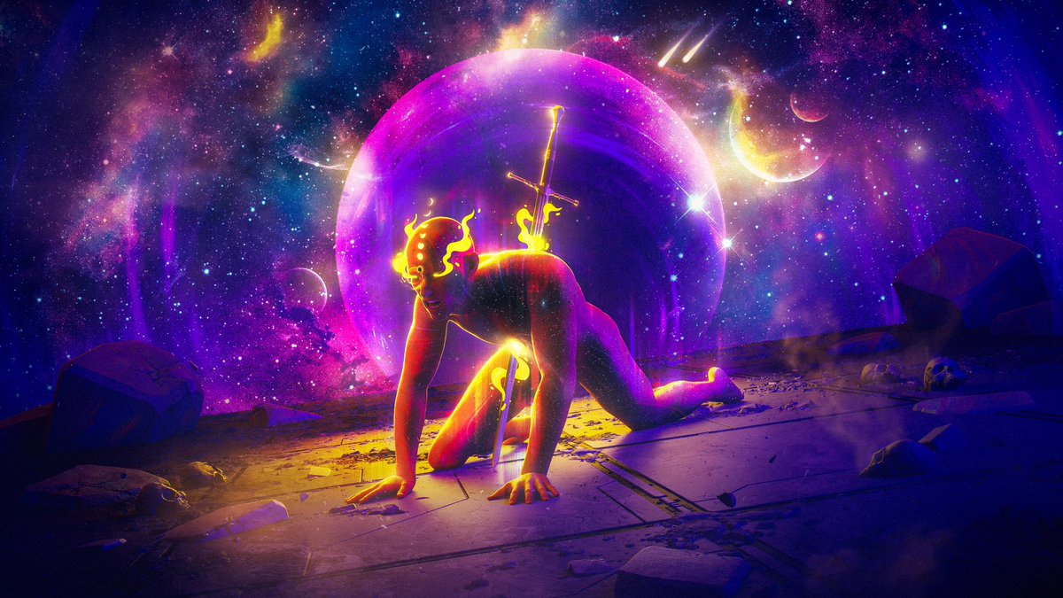 Good Morning, blockchain warriors 💪 It's midweek already 🤯 
Have a superb day y'all 🙌✨
.
.
.
Check out this awesome collab of <a href="/365hues/">COSMIC</a> and <a href="/AV0da/">Alex v0da</a> 🔥
Listed on @dimensionsdao world 🔗👇