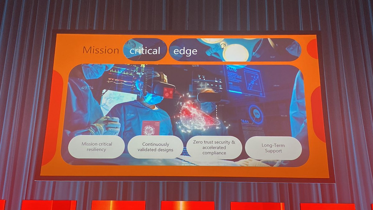 pnashawaty's tweet photo. #SUSECON23 final #keynote session discusses #missioncritical #edge and #industrial #IOT vision announced (#akri) and targeted for general release at #KubeCon https://t.co/ivFPXl9K36