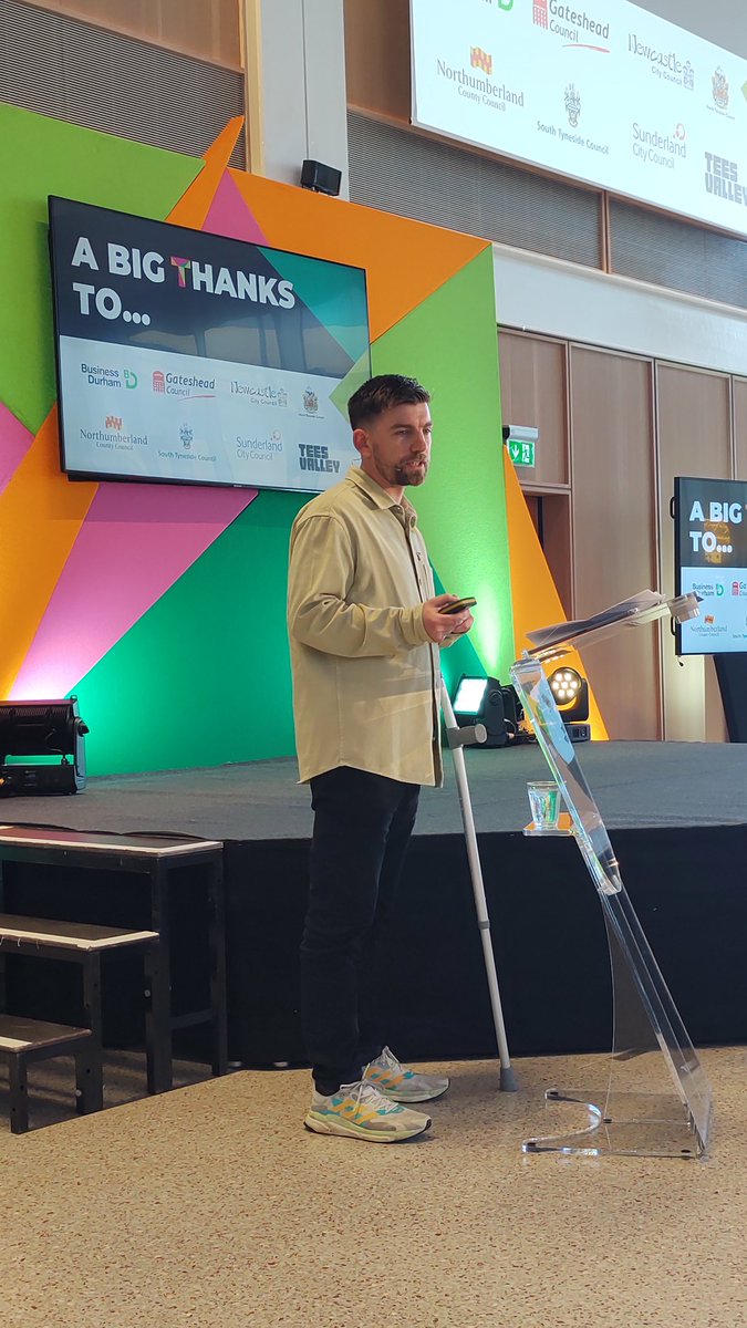 Day 3 of <a href="/SunSoftCity/">Sunderland Software City</a> <a href="/TechNExt_UK/">TechNExt_UK</a>. The conference! With @JamieHardesty opening and introducing the day. Great to see so many familiar faces in a great space @sunderlandcity Town Hall. <a href="/sageuk/">Sage UK</a> <a href="/TeamOpencast/">Opencast</a> @DigiCatNETV <a href="/TechStartupSR/">Tech Startup Sunderland</a>
#tech #community #connection #techNExt2023