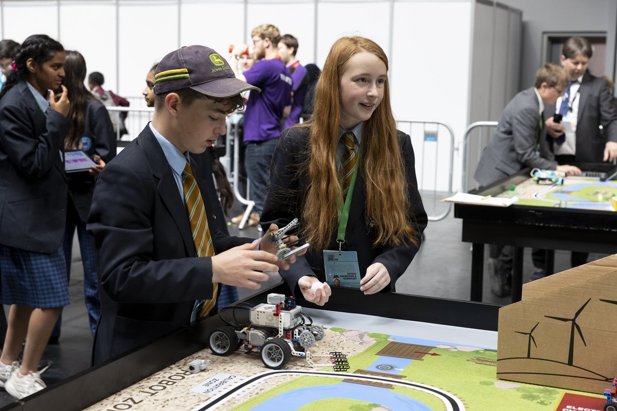 EngineeringUK (@_engineeringuk) on Twitter photo 📢 Today: the <a href="/ChallengeRobots/">Robotics Challenge</a> finals! Thanks to fellow sponsors, the Helsington Foundation, <a href="/networkrail/">Network Rail</a> and <a href="/rafyouthengage/">RAF Youth STEM Team</a>. Also delivery partners <a href="/STEMFirst/">Helen Heggie</a>, @scdiYESC and <a href="/SentinusNI/">Sentinus</a>. And special thanks to John Pinkney <a href="/raisingrobots/">Raising Robots: Authorised LEGO® Education Partner</a> for all his expertise. 📢 Today: the <a href="/ChallengeRobots/">Robotics Challenge</a> finals! Thanks to fellow sponsors, the Helsington Foundation, <a href="/networkrail/">Network Rail</a> and <a href="/rafyouthengage/">RAF Youth STEM Team</a>. Also delivery partners <a href="/STEMFirst/">Helen Heggie</a>, @scdiYESC and <a href="/SentinusNI/">Sentinus</a>. And special thanks to John Pinkney <a href="/raisingrobots/">Raising Robots: Authorised LEGO® Education Partner</a> for all his expertise.