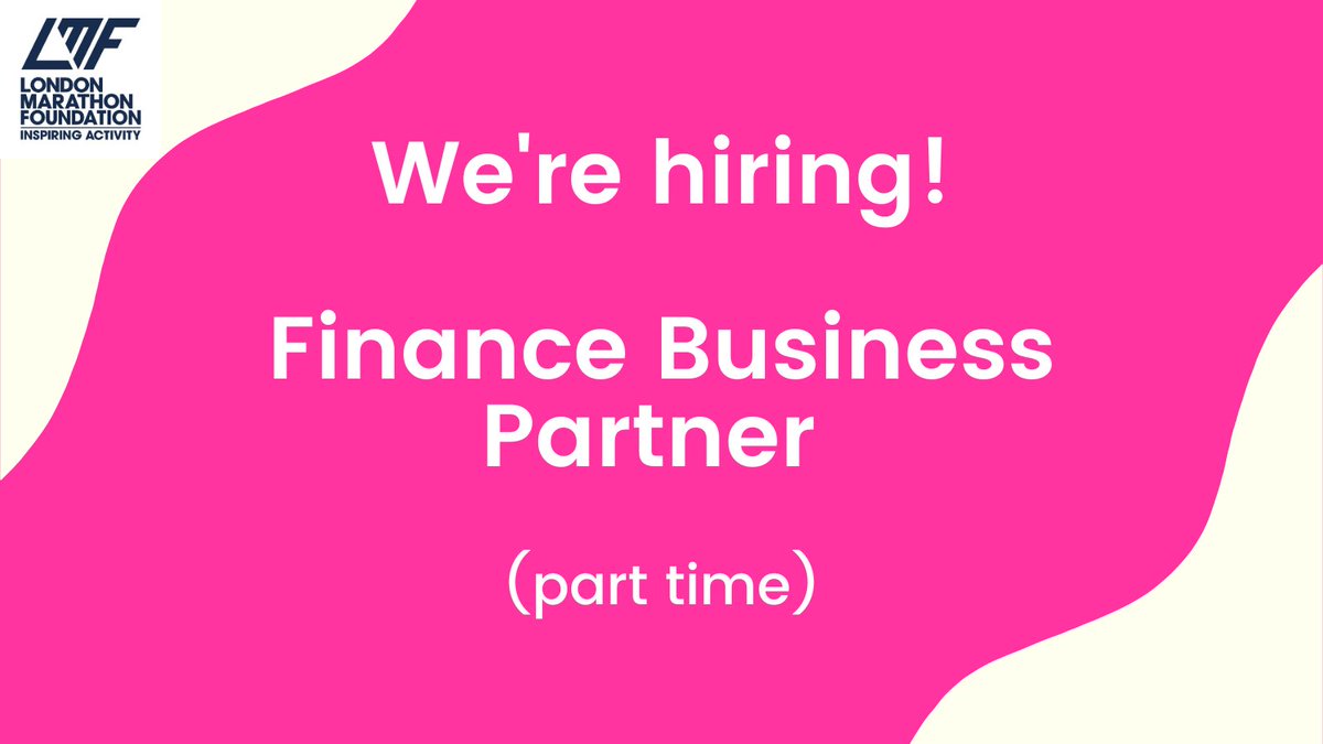 📢 We're hiring!

We've created a new part-time role in our team for a Finance Business Partner.

This role will help maximise our funds and investments to #InspireActivity for everyone across the UK.

To find out more and apply ⤵️
londonmarathoneventsltd.peoplehr.net/Pages/JobBoard…

#CharityJobs