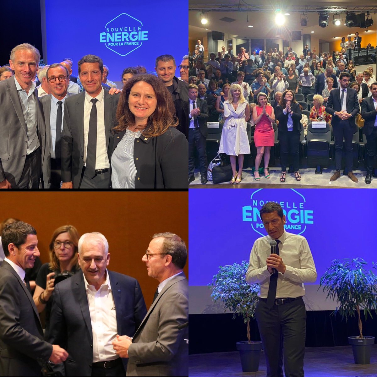 PhilippeTellini's tweet photo. Près de 400 participants hier soir à #BoulogneBillancourt autour de @davidlisnard pour 1 meeting extraordinaire de @Nouv_Energie et le lancement de #NouvelleEnergie 92. Accueilli amicalement par le maire @pcbaguet il a déroulé pendant 1h30 ses propositions pour la France 🇫🇷 https://t.co/h0CvuJQMvz