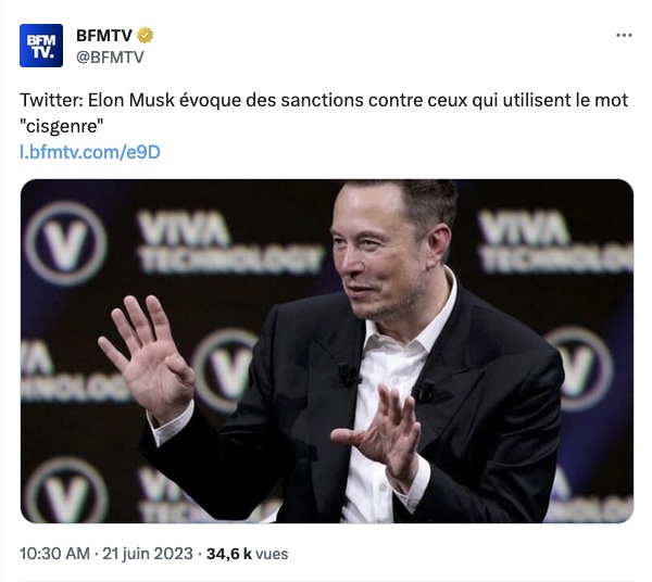 Le fameux champion de la liberté d'expression.