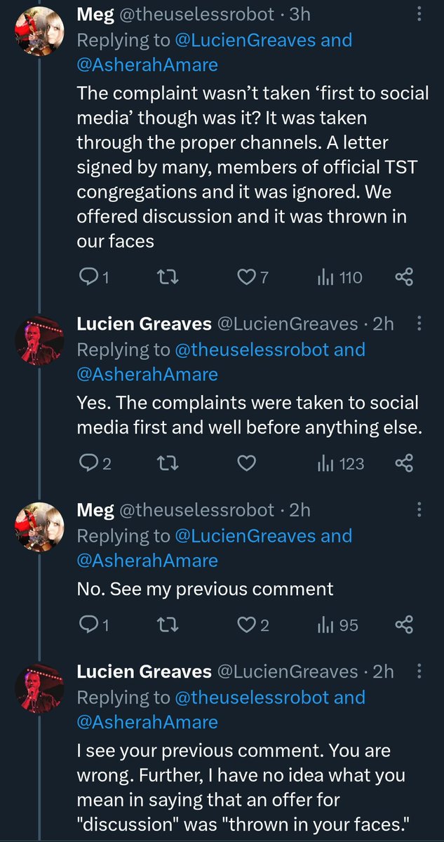 KeketBonnet's tweet photo. I might be blocked but these beautiful bastards certainly aren't. (Yet)
Hey @satanic_temple_ come get your spokesperson, he's acting a damn fool, imo, and apparently lying?
#TheSatanicTemple #TheSatanicTempleUK #TST #TSTUK https://t.co/mtqYlSo9YQ