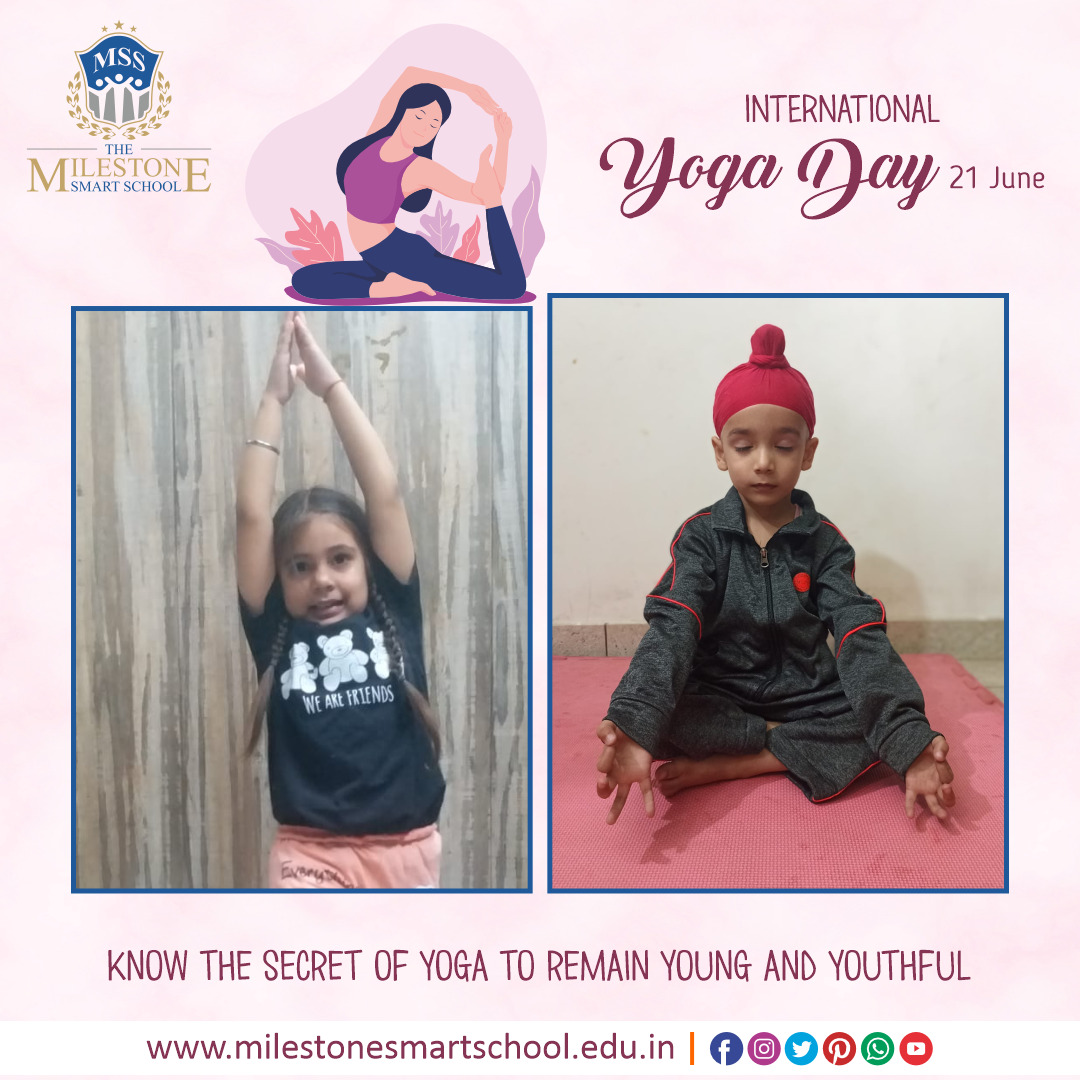 DlfMilestone's tweet photo. Yoga is the perfect way to unite body, mind, and spirit.
#InternationalYogaDay #YogaDay #Yoga
#DLFColony #AmanBagh #BestSchoolNearMe #BestSchoolInPatiala #ICSESchool #Punjab
#TheMilestoneSmartSchool #MSS https://t.co/xs6kA9JVsc