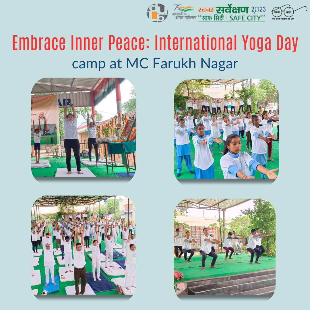 ulbharyana's tweet photo. Embrace Inner Peace: 𝗜𝗻𝘁𝗲𝗿𝗻𝗮𝘁𝗶𝗼𝗻𝗮𝗹 𝗬𝗼𝗴𝗮 𝗗𝗮𝘆 🧘‍♀️ camp at 𝗠𝗖 𝗙𝗮𝗿𝘂𝗸𝗵 𝗡𝗮𝗴𝗮𝗿

#dulbharyana #dulbh #yoga #mcfarukhnagar #farukhnagar #haryana #internationalyogaday #yogaday #fitness #healthylifestyle #health #excersice #healthy #fit #motivationworkout https://t.co/yP7TVevFPh