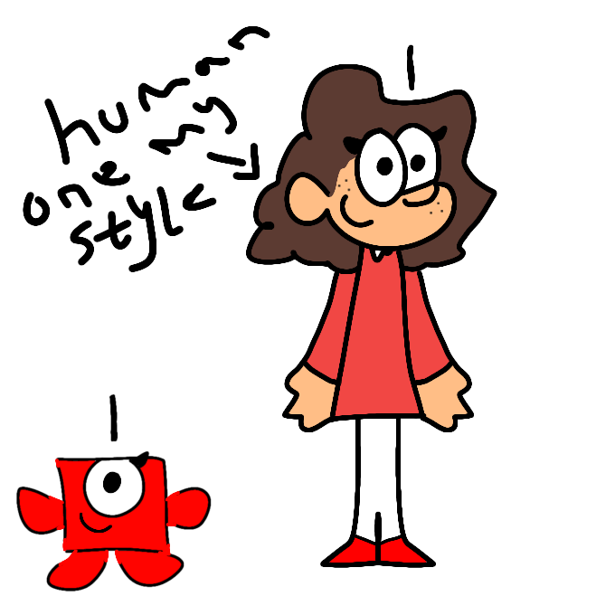 AngeltdGam46934's tweet photo. Human one my style ! / #numberblocks #numberblockfanart #numberblockone https://t.co/LzPilzUq8T