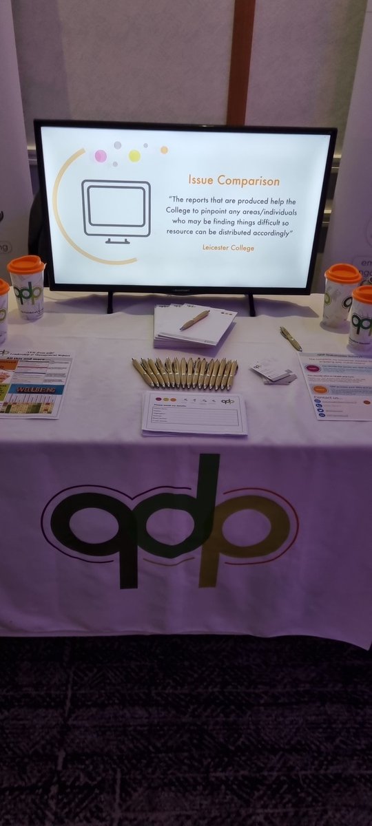 qdpservices's tweet photo. Excited for the next 2 days @SFCA_info #sfcasummer Conference. Stop at our stand and hear how we can help your College with our UNLIMITED stakeholder survey memberships. Save yourself TIME and MONEY and let us do the hard work so you don't have to!
#StudentVoice #Feedback https://t.co/Hx7cpTGXkT