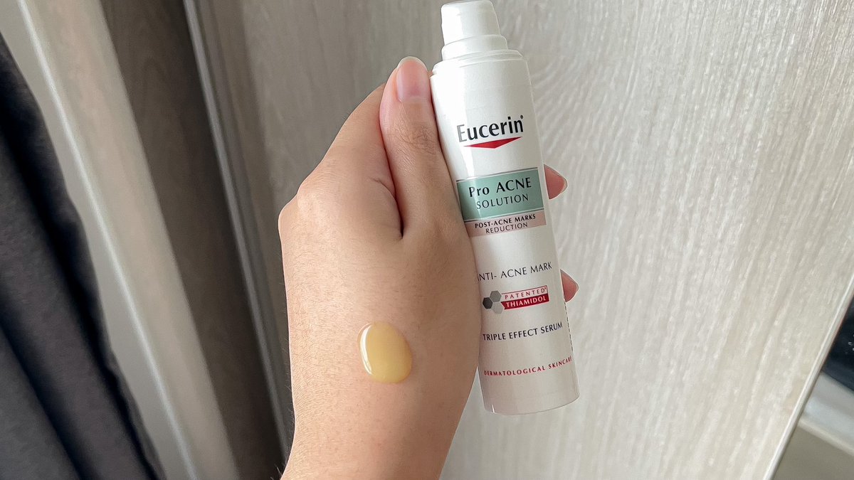 cusiloveyouso's tweet photo. เริ่ดไม่ไหวต้องป้ายยา! Eucerin ตัว Anti-acne mark ตัวนี้คือ No.1ที่ชอบมากก💖 ลดสิวที่ขึ้นซ้ำๆได้จริง แล้วช่วยลดรอยสิวด้วย จึ้งมากก! นางมีผลทดสอบออกมาด้วยว่าสิวหายจริงใน2สัปดาห์ เริ่ด ราคากับพิกัดในรีพลายน้า👇🏻#EucerinProAcne #EucerinAntiAcneMark #จบทุกสิวด้วยโปรแอคเน่ #ของดีบอกต่อ https://t.co/UYQn3yyLW2