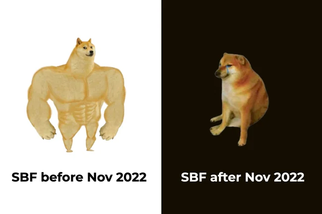 0x_Icebear's tweet photo. 《谁是 SBF —— 从豪宅游艇到银手镯铁栅栏》，SBF 的致富精髓和翻车经验 : ) 🙂

https://t.co/YEUm7pe9LA https://t.co/Z7CSxnMDCc