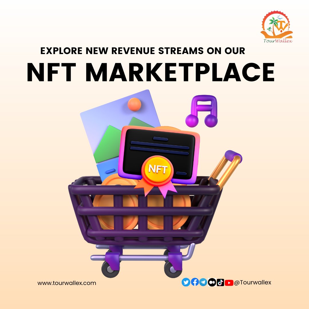 🖌️ Discover a whole new realm of creative possibilities and financial opportunities on our NFT marketplace!🚀
COMING SOON!🚀 
Visit us at tourwallex.com
#tourwallex #tourism #travel $Twx  #Crypto #TravelSmart #nfts
