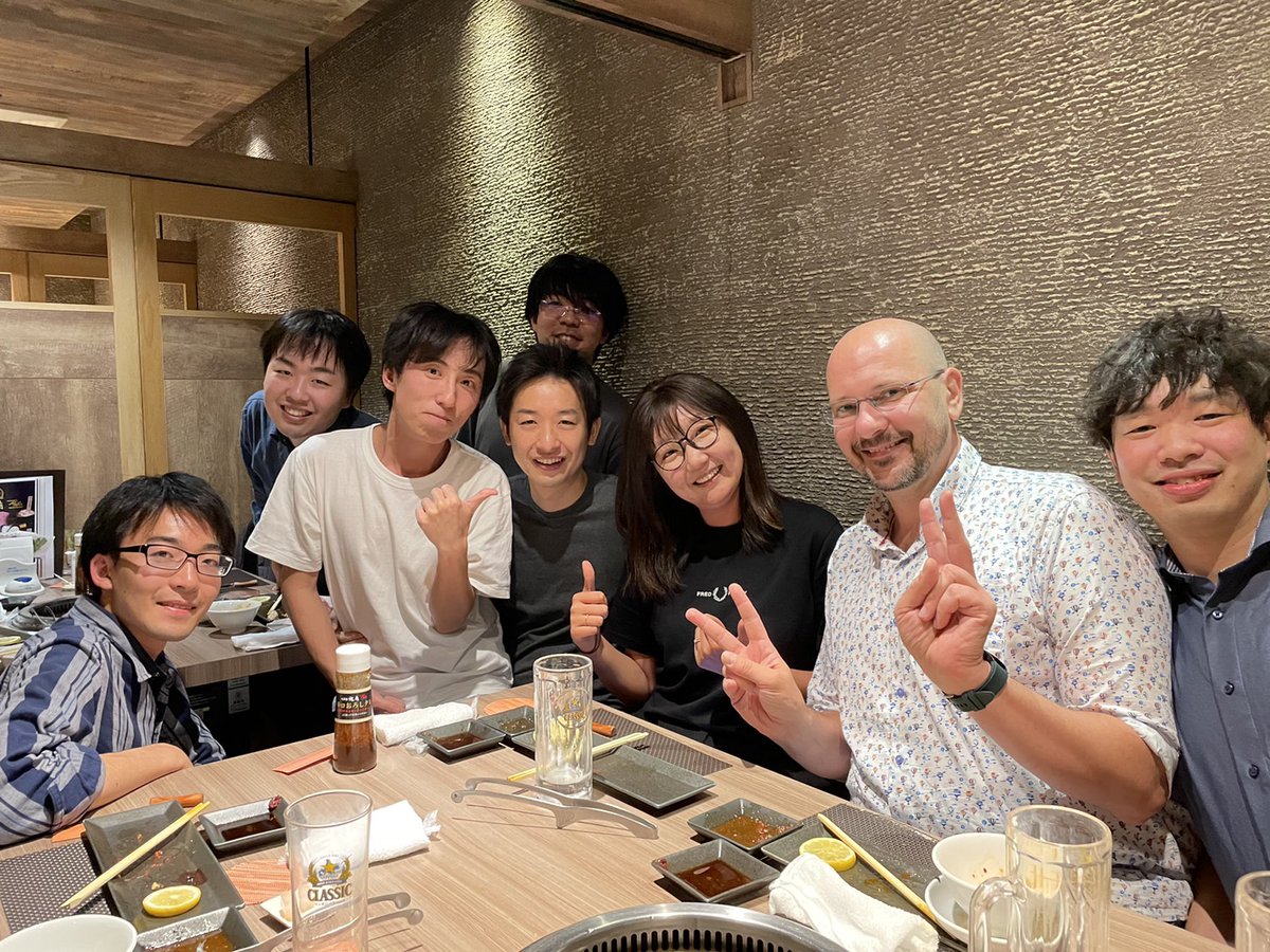 ToyaoTakashi's tweet photo. Very pleased to have @EPidko as a visiting professor from @tudelft 
Looking forward to learning a lot and advancing our collaborations! @LabShimizu @ICAT_Hokudai @HokkaidoUni https://t.co/nD3S4zX9T6