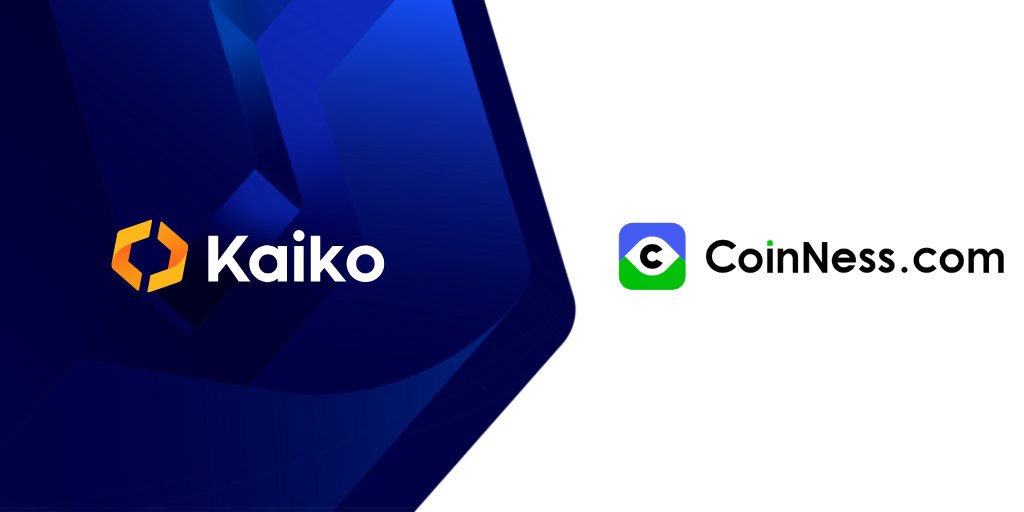 Kaiko on Twitter "Kaiko is happy to announce partnering with coinness_kr Korea's biggest