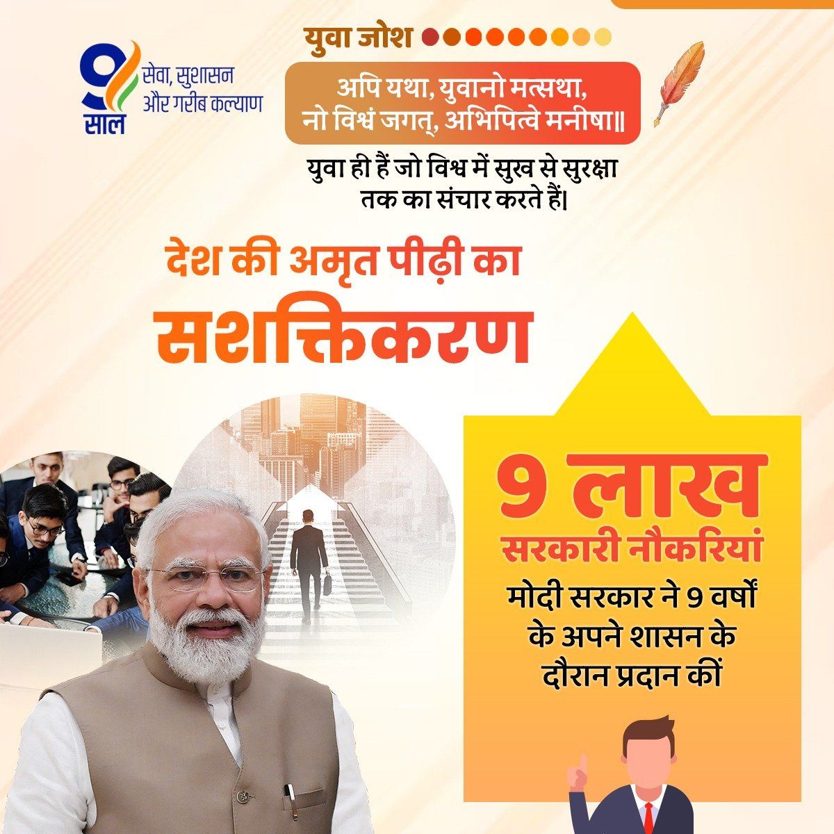 PM Modi's emphasis on sports has inspired a generation of young athletes, promoting a culture of fitness, discipline, and excellence. #YuvaJoshKe9Saal