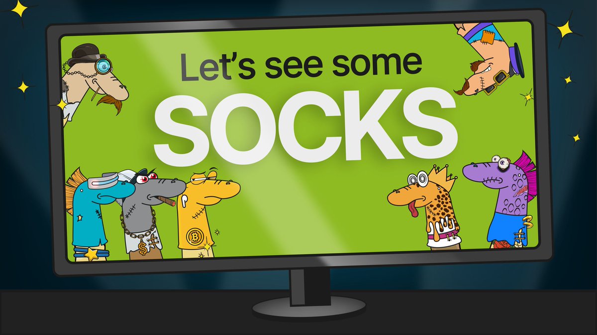 Let's see some badass socks! 😎

Some rebel sockers will win some $Cro 💸

👉 RT 
👉 Post your Dirty Socker NFT &amp; Tag us

LFG🔥