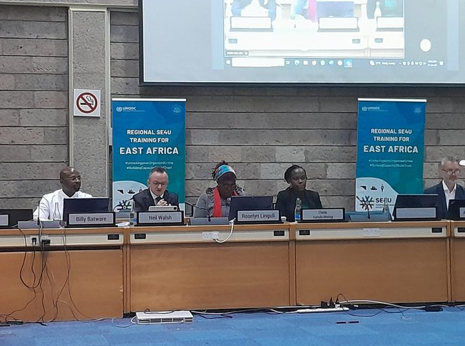 hnmuks's tweet photo. The objective of the training is to enhance the capacity of Non-governmental Stakeholders to support the implementation of the UNTOC Review Mechanism (Resolution 9/1). Special thanks to the @UNODC_EA &amp; the United States Bureau for International Narcotics &amp; Law Enforcement Affairs https://t.co/uRkxkwuGxL