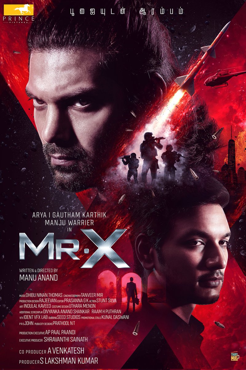 Manju Warrier (@manjuwarrier4) on Twitter photo Excited to join #MrX.
Starring <a href="/aryaoffl/">Arya Fan Avi</a> and @gauthamramkarthik
Directed by <a href="/itsmanuanand/">Manu Anand</a>
@princepicturesindia <a href="/lakku76/">S Lakshman kumar</a> <a href="/venkatavmedia/">Venkatesh</a> Excited to join #MrX.
Starring <a href="/aryaoffl/">Arya Fan Avi</a> and @gauthamramkarthik
Directed by <a href="/itsmanuanand/">Manu Anand</a>
@princepicturesindia <a href="/lakku76/">S Lakshman kumar</a> <a href="/venkatavmedia/">Venkatesh</a>