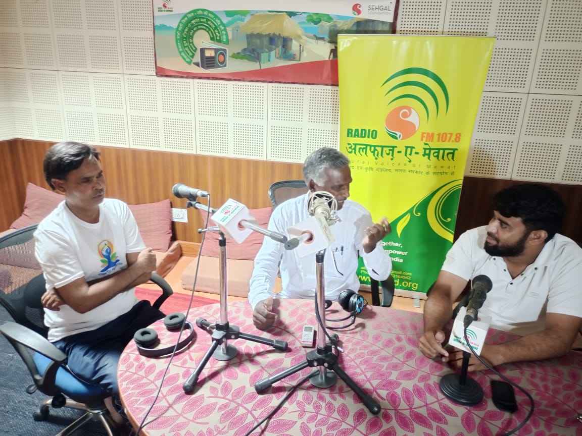 This #InternationalYogaDay, Alfaz-e-Mewat, community radio by S M Sehgal Foundation, hosted a live show for their listeners. Aligning with this year's theme, experts Mr.Lal Singh &amp; Mr. Manak Chand advocated the benefits of yoga to transform listeners into learners.
