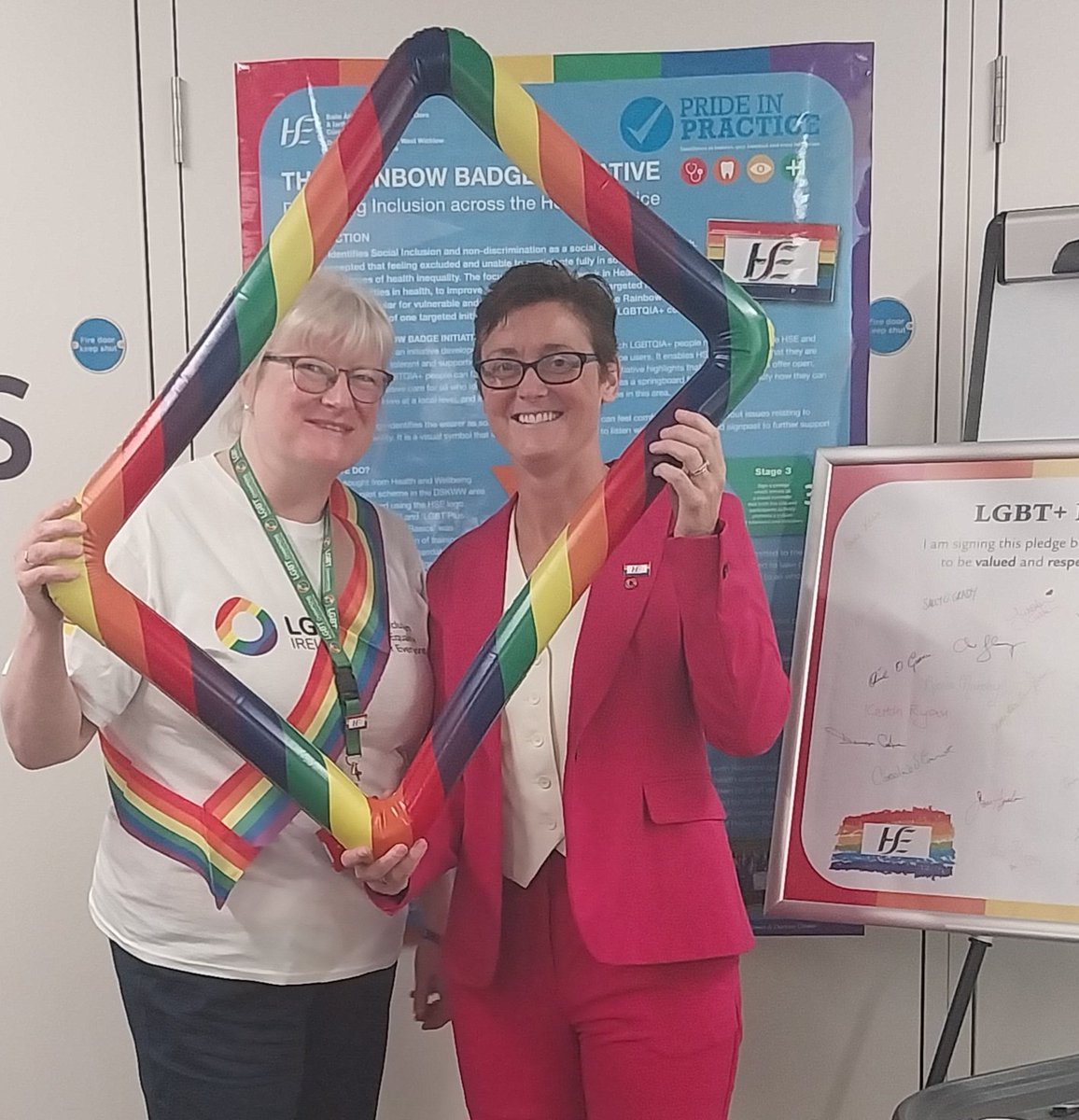 Nearly ready to start our #40YearsOfPride video launch in Naas @HSELive @HsehealthW @HSECHO7 @LGBT_ie @HSE_SI @HSE_HR