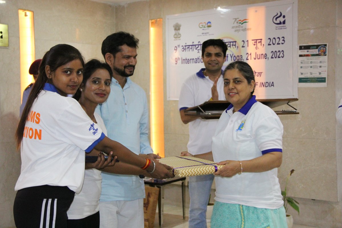 The Competition Commission of India celebrated the 9th International Day of Yoga at the office today.
#YogaForAll #YogaDay2023 #InternationalYogaDay