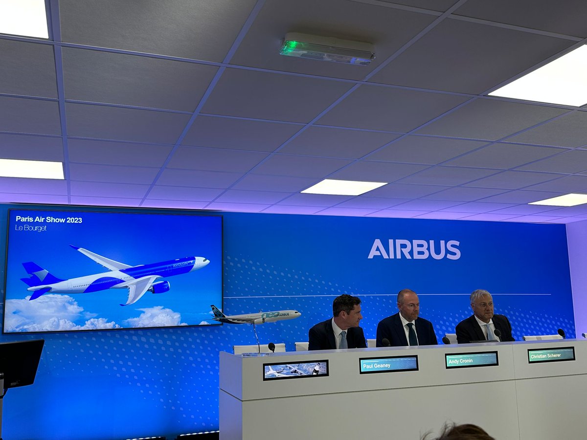 #BREAKING #PAS23 | Leasing giant Avolon has placed an order for 20 Airbus A330-900neo aircraft, as demand with the lessor continues to increase. Deliveries from 2026-2028.

Read more at AviationSource!

aviationsourcenews.com/paris-air-show…

#ParisAirShow #Avolon #Airbus #A330neo #AvGeek