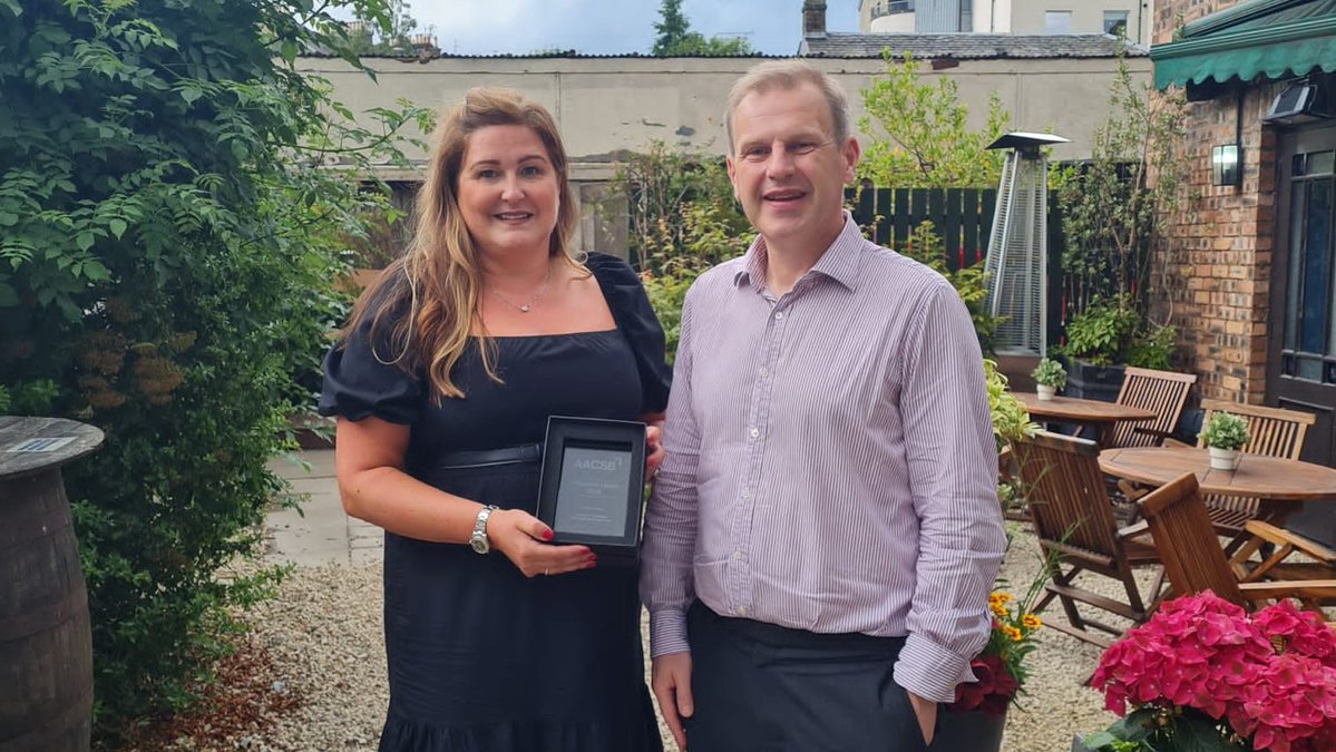 UofGAsbs's tweet photo. A huge congratulations to #GlasgowMBA alumn @yvonnegreeves on being made an @AACSB 2023 #influentialleader. Yvonne is respected worldwide for her expertise supporting and empowering women in business. She enables women to access better finance, networking, learning and growth👏🏆 https://t.co/vkOejL2Uzw