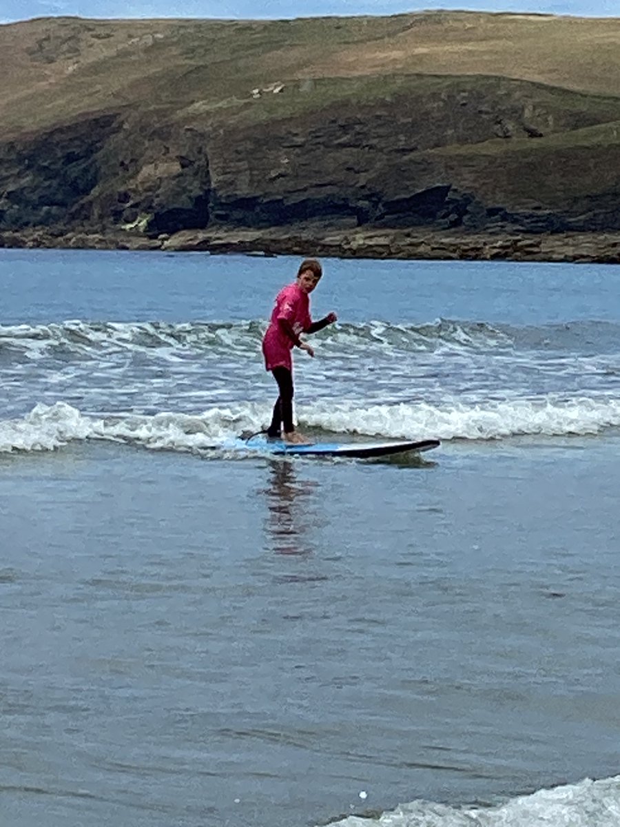 Class 3 and 4 had a lovely time with <a href="/Wavehunters_UK/">Wavehunters_UK</a>  yesterday, having fun, taking risks and catching waves.