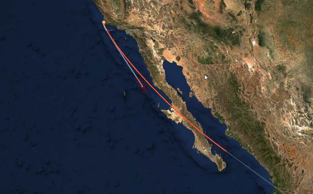 Juststephen_TV's tweet photo. @EnergiaRocket They will be doing a dog leg maneuver, you can see it on  Flightclub: https://t.co/zSwYLeXiMr https://t.co/ieNihXdnDb