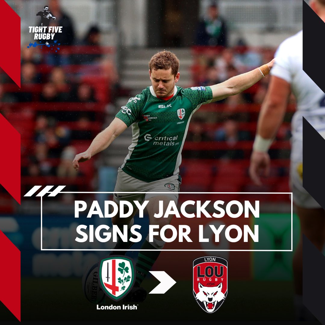 ☘️ The 31-year-old heads back to the Top 14 after 4 years with London Irish.

With Lima Sopoaga’s departure, Lyon have their new fly-half…

#LondonIrish #TOP14