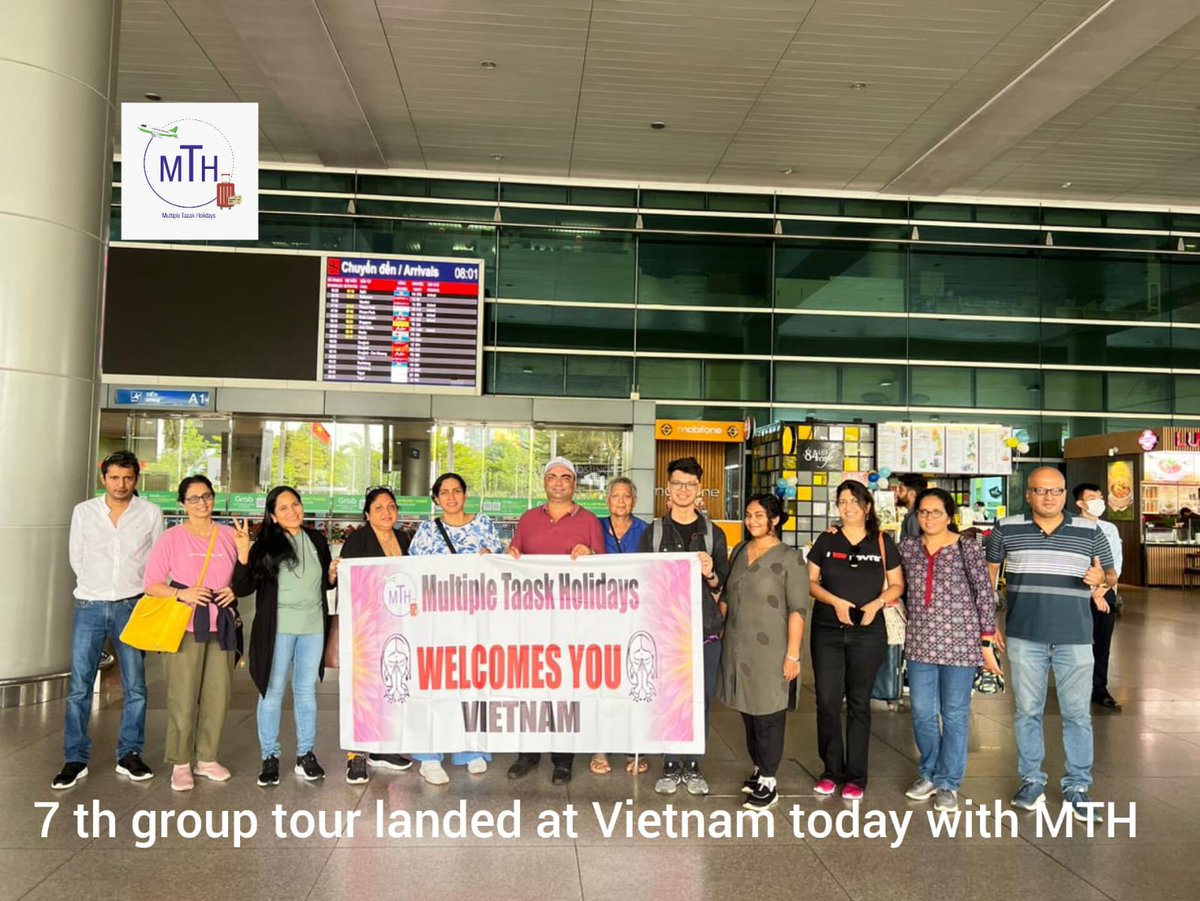 MultipleTaask's tweet image. “Travel is the bridge that connects our dreams to reality.” – Jon Miksis
After a lot of demand from many clients we organised our 7th monthly tour to Vietnam.
You too can join us, "Multiple Taask Holidays", on our upcoming monthly tour in July!!!