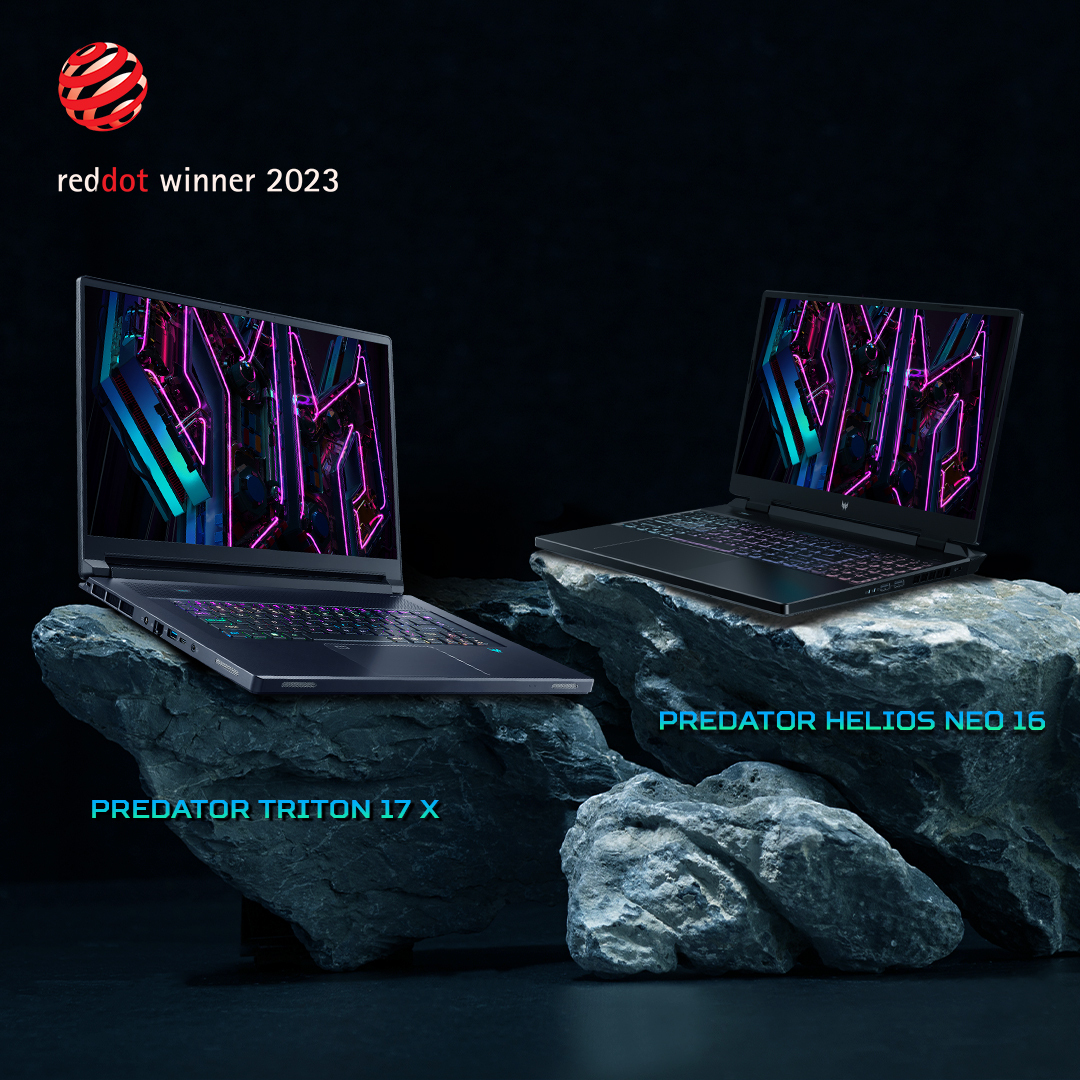 Enfin, deux de nos meilleures ordinateurs gaming ont également été récompensés. Le #Triton17X et l'#HeliosNeo16 associent un design remarquable à une puissance de jeu impressionnante.

🔗 news.acer.com/acer-products-…