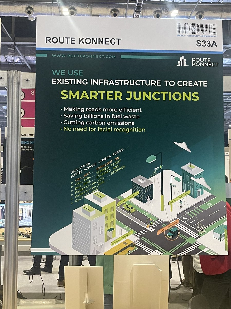 Route Konnect are excited to be exhibiting at #Move23 today. If you are attending please pop by our stand, S33A, and say hi! #smartcities #smarterjunctions