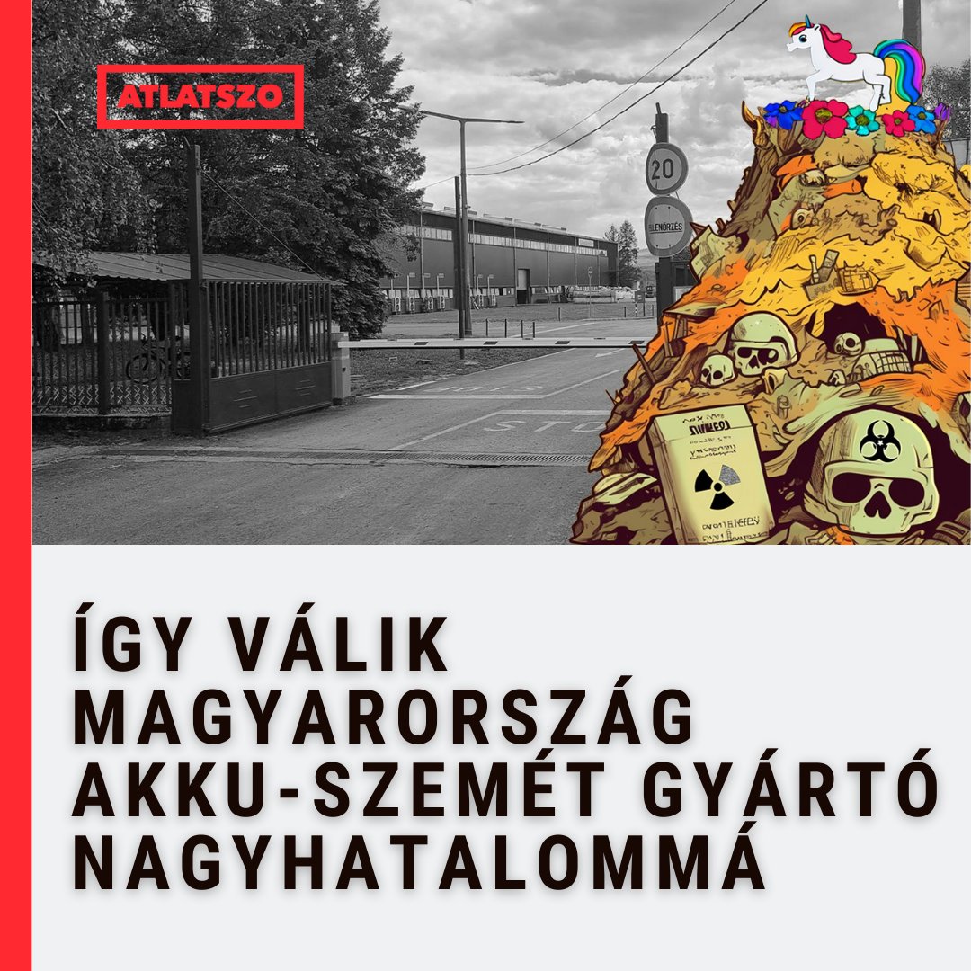 Atlatszo's tweet photo. Rákkeltő anyagoknak kitett dolgozók, tűzvédelem nélkül tárolt gyúlékony akkumulátorok, meghamisított címkék, ismétlődő robbanások és tűzesetek: a szép új akkugyártó nagyhatalmi álmok árnyoldalai. Összefoglaló videó. 👉 https://t.co/53xMK5c4uJ
#akkuhulladék #Mocsa #SungEelKft https://t.co/N5uciXJY5o