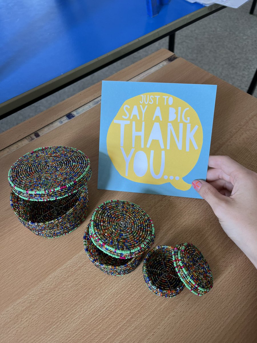 Absolutely blown away by these gifts from a Year 11 pupil. All the way from Dagoretti Market town on the outskirts of Nairobi slums 🥹🇰🇪