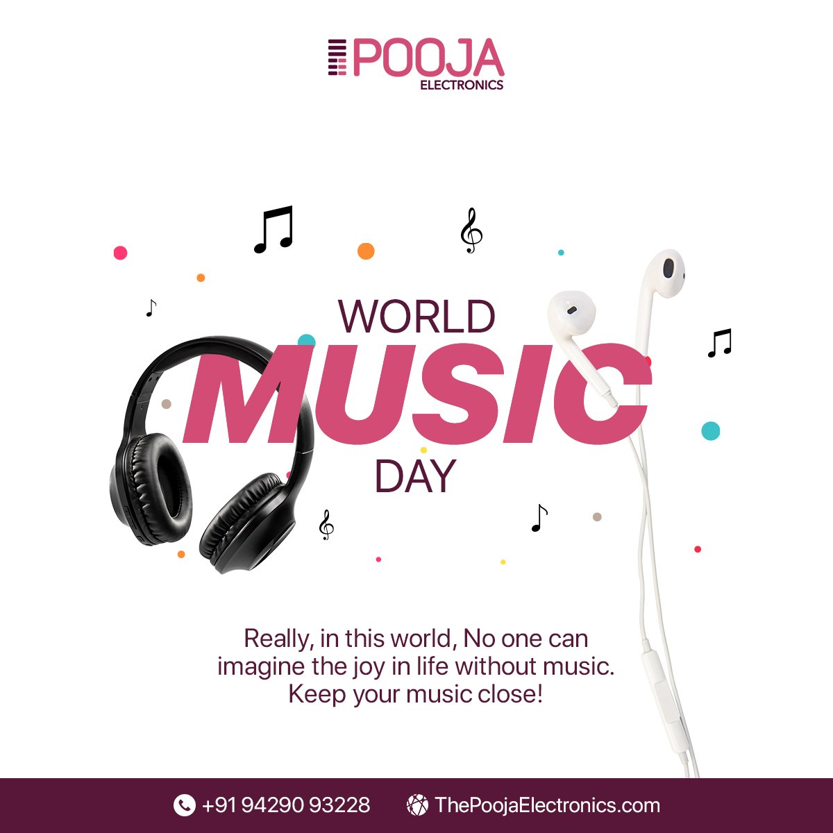 Embrace the rhythm and unite the world. Happy World Music Day!
.
#WorldMusicDay #MusicUnites #GlobalMelodies #MusicalBliss #TuneIn #HarmonyDay #BeatDrop #CelebratingDiversity #MusicalFusion #RhythmicRealm #SoulfulTunes #SymphonyOfSounds #MusicKnowsNoBoundaries #HarmonyOfSounds