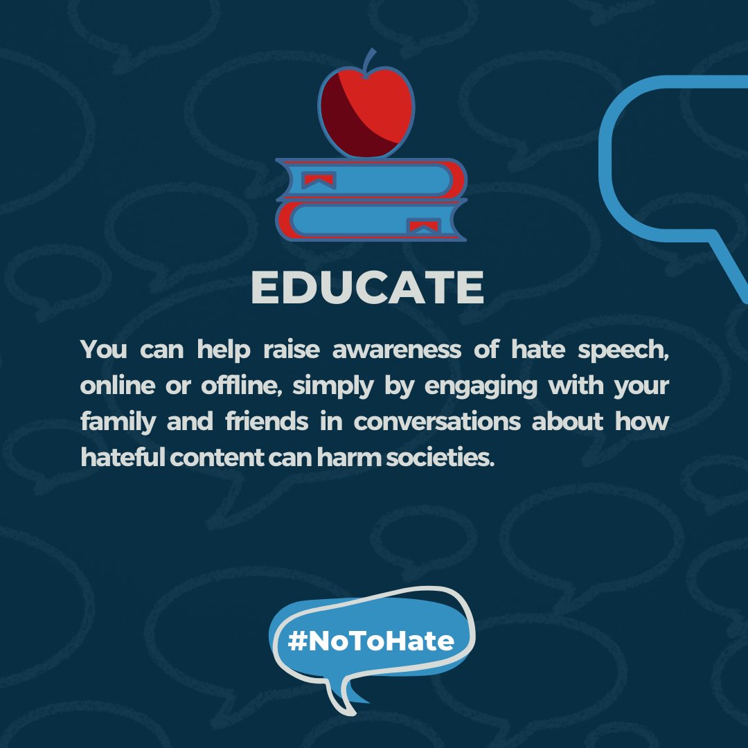 #NoToHate recommendation no.3⃣