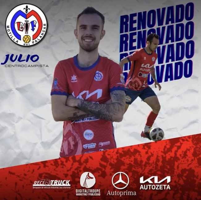 El Motilla CF anuncia las importantes renovaciones de Julio José Royo y Fabio Junior eldeporteconquense.com/noticias/futbo…