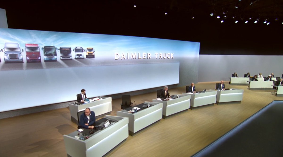 📯That was the #AnnualGeneralMeeting 2023 of Daimler Truck Holding AG.📯 
Thank you for watching this event! 
🔔Shortly you are able to #rewatch the #Livestream #OnDemand. 
📺 Click here for the #VoD Link 
👉gomex-newsroom.com 

#DaimlerTrucks