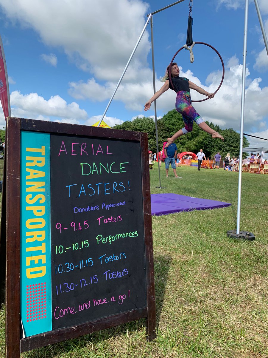 Come and try out Aerial Dance with @TransportedArt at the #LetsMoveLincolnshire Activity Zone at #LincsShow23