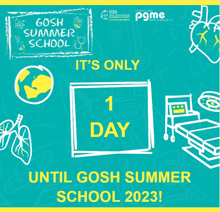 It's almost here!!!!!!! #GSS23 #Paediatrics #GOSH
