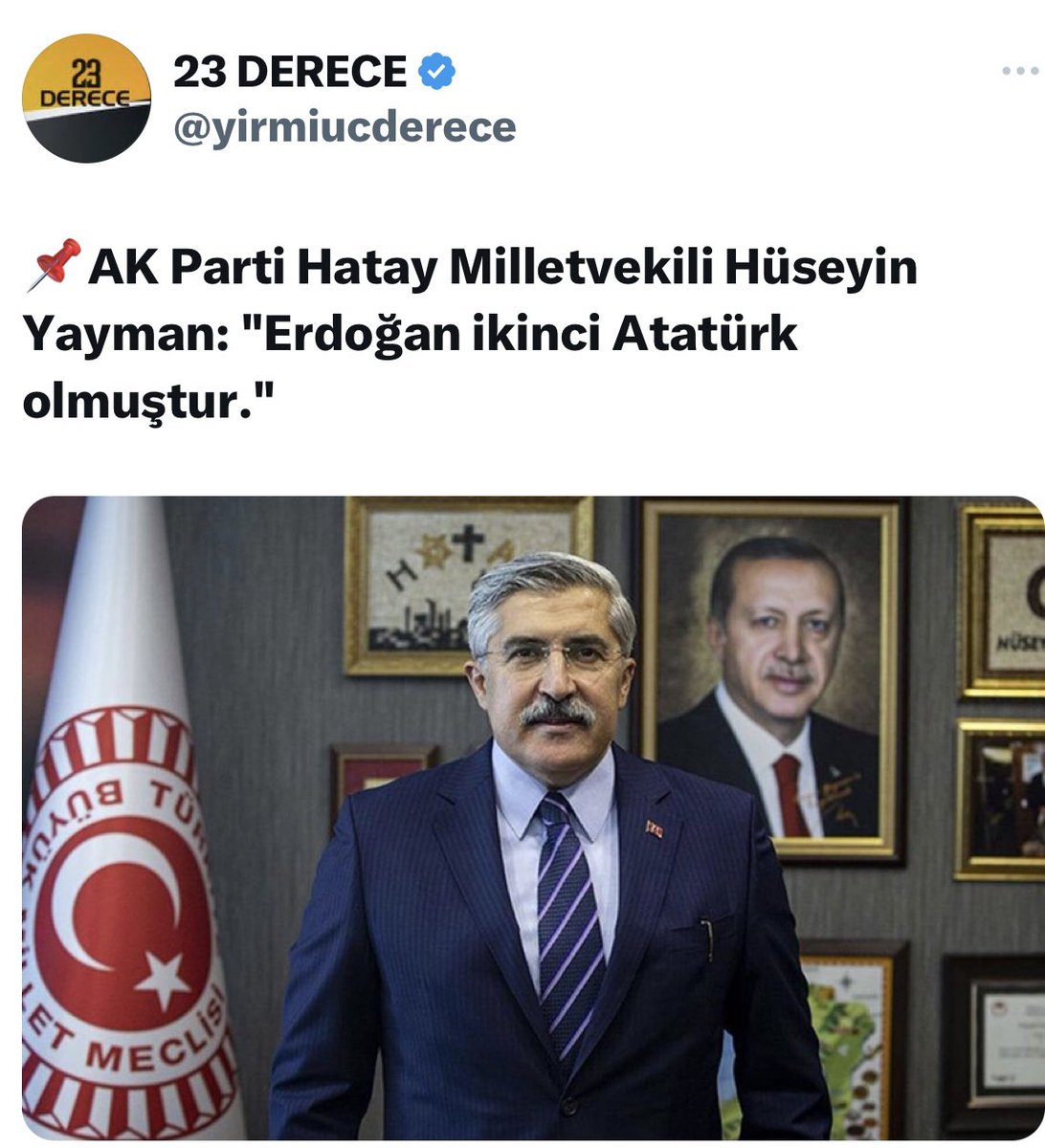 57 yıllık ömrüne 11 savaş, 24 madalya, 7 nişan, 13 kitap, 1 ülke ve milyonlarca özgür insan sığdıran büyük bir asker, siyaset ve devlet adamı olan Gazi Mustafa Kemal Atatürk’ü ;Yahudi madalyası almış bir adamla kıyaslamak nasıl bir akıl tutulmasıdır❗️

#SonDakika #dolar #ZamGeldi