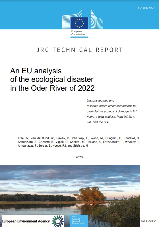 Giving a talk on the #Oder river disaster at #SEFS13 Thursday 10:30. 
Mixing environmental degradation and the climate crisis make a poisonous cocktail. publications.jrc.ec.europa.eu/repository/han…