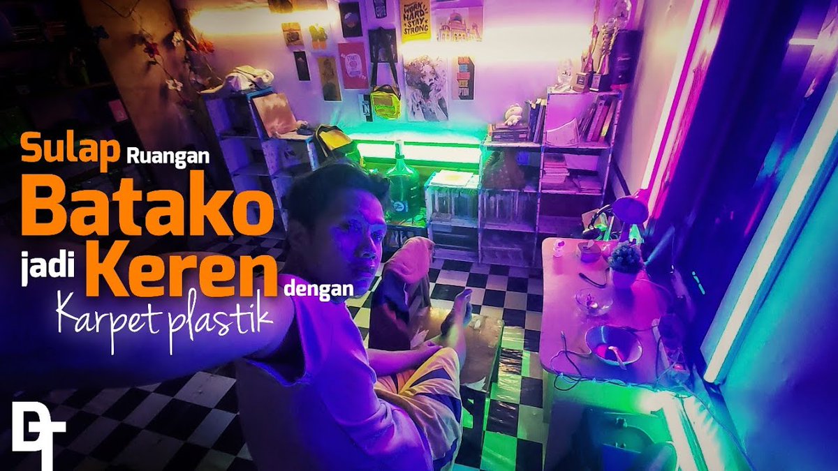 Dhurzz's tweet photo. KEREATIF - Dekorasi Ruangan Batako Jadi KEREN dengan Karpet Plastik || ✿ Room Tour Sederhana [cara] https://t.co/4tjjNMbSzD https://t.co/kM2xOFFFAy