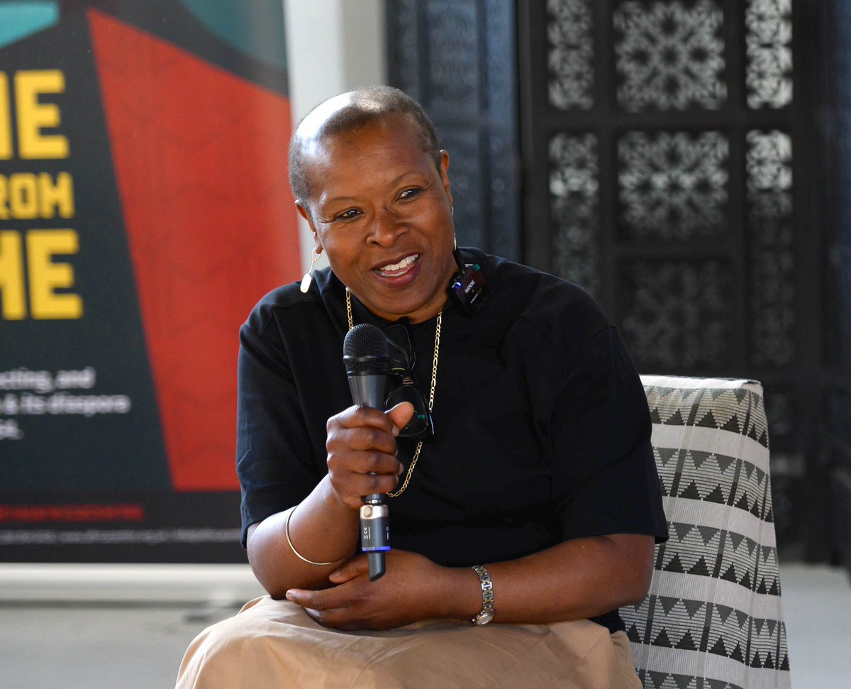 The Africa Centre (@theafricacentre) on Twitter photo Now available to watch/listen: the recording of ‘Icons of The Africa Centre’, when leading playwright <a href="/Bonn1eGreer/">Bonnie Greer</a> sat in conversation with celebrated sculptor <a href="/S_DouglasCamp/">Sokari Douglas Camp</a> at <a href="/TheAfricaCentre/">The Africa Centre</a>. The series is curated by <a href="/KeithShiri/">Keith Shiri</a>.
▶️; bit.ly/42KTVec Now available to watch/listen: the recording of ‘Icons of The Africa Centre’, when leading playwright <a href="/Bonn1eGreer/">Bonnie Greer</a> sat in conversation with celebrated sculptor <a href="/S_DouglasCamp/">Sokari Douglas Camp</a> at <a href="/TheAfricaCentre/">The Africa Centre</a>. The series is curated by <a href="/KeithShiri/">Keith Shiri</a>.
▶️; bit.ly/42KTVec