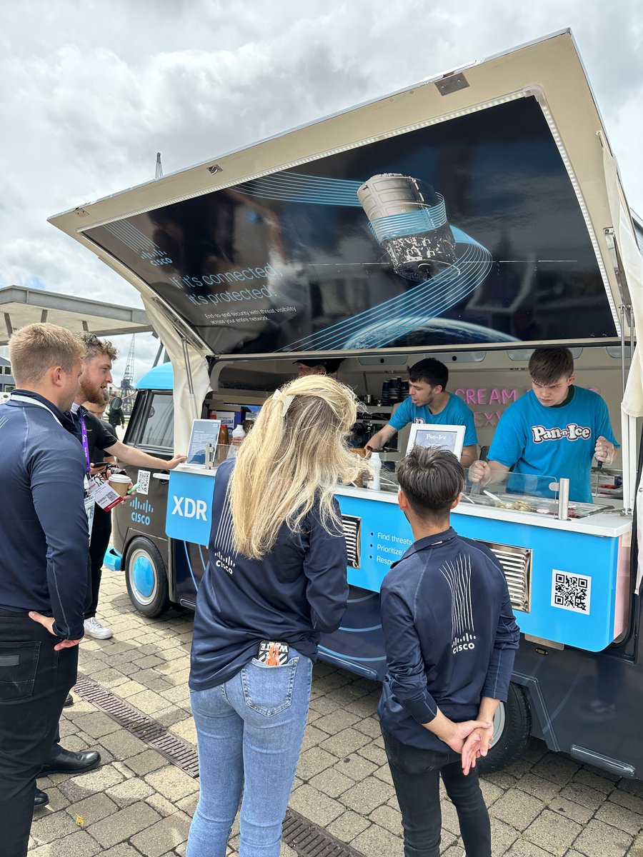 CiscoUKI's tweet image. Infosecurity Europe day one was incredible! A day packed with talks, demos by our security team, and code-breaking prizes. The day was topped off with a jazzy ✨ Happy Hour ✨ at the Sunborn London.

Here’s to day two! 🎉 

#Infosec2023 #InfosecurityEurope