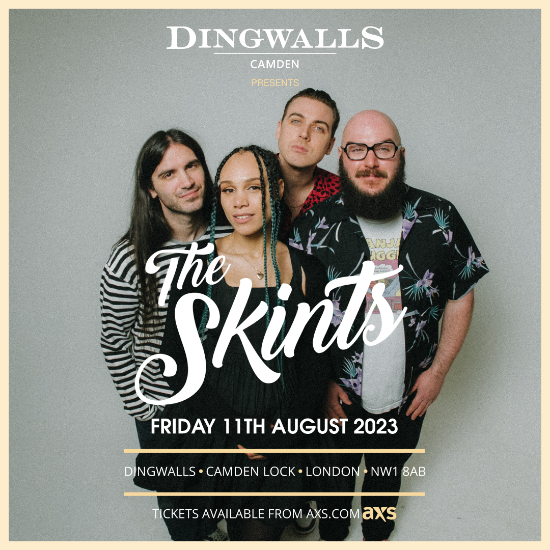 NEW // Their infectious reggae-punk bangers have earned @theskints a cult following across the world, and now they'll be heading to @DingwallsLive London on August 11 for a one-off show! Grab your tickets here 👉 tinyurl.com/4jf8jmee