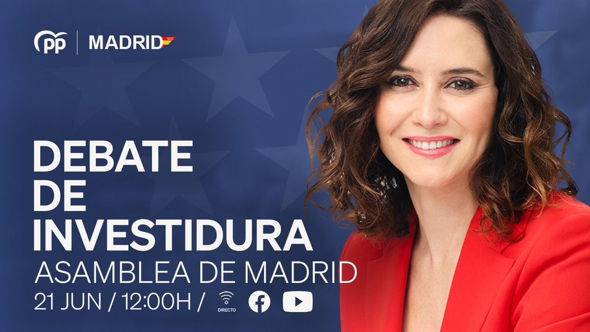 JoseRMolinaGonz's tweet photo. 💙 Debate de investidura de la presidenta @IdiazAyuso. Defensa de la Libertad de educación y de la calidad educativa #GanasDeMadrid #UnaEspañaPreparada @ppmadrid @SerranoAlfonso https://t.co/irPK7iKG7o
