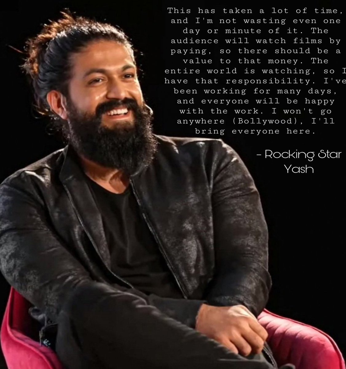 Translation: 
#Yash19 #YashBoss