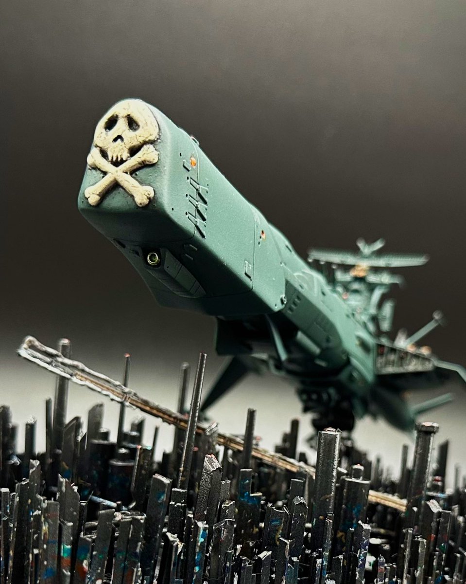 バンダイ製1/1600キャプテンハーロック号ことアルカディア号(1980年